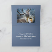 WINTERPLEZIER KERSTMIS KAART VOOR DOCHTER EN FAMIL (Binnen)