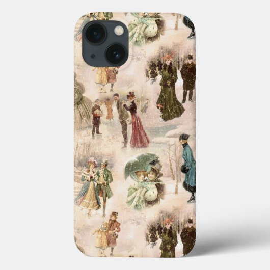 winterplezier sneeuwscènes Case-Mate iPhone case (Achterkant)