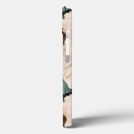 winterplezier sneeuwscènes Case-Mate iPhone case (Achterkant / Links)