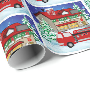 Winterpost Kerstmis Cadeaupapier