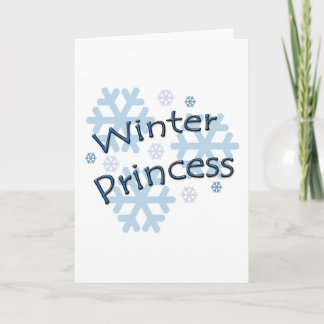 Winterprinses Feestdagen Kaart