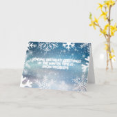 winterprobleem Kaart op zondag (Gele Bloem)