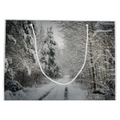 Winterreis door het bos groot cadeauzakje (Achterkant)