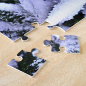 Winterrode kardinaal legpuzzel (Zijkant)