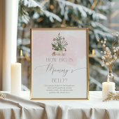 Winterroze hoe groot is het poster van het buikspe