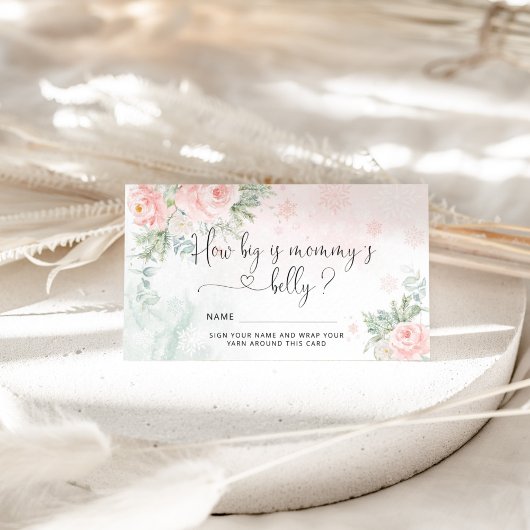 Winterroze hoe groot is mama's buik informatiekaartje