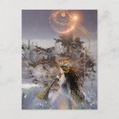 winterrust briefkaart (Voorkant)