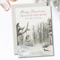 Winters bos natuur Kerstmis Bewegend