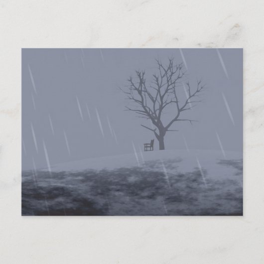 Winter's Chill Briefkaart (Voorkant)