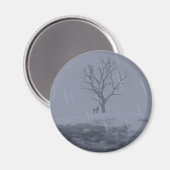 Winter's Chill Magnet Magneet (Voorkant / Achterkant)