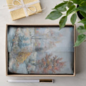 Winter's Dawn - Pastel Autumn River Decoupage Tissuepapier (Geschenk)