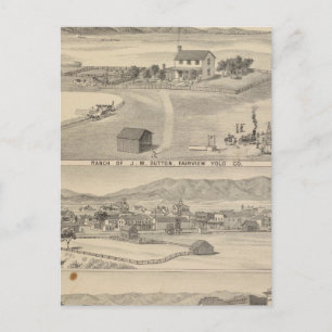 Winters Dutton ranch Briefkaart