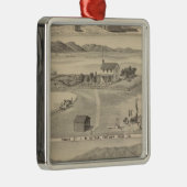 Winters Dutton ranch Metalen Ornament (Rechts)