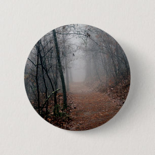 Winters Fog - Geen eind in de nacht op de spoelcad Ronde Button 5,7 Cm
