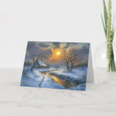 Winter's Glow Christmas Kaart (Voorkant)