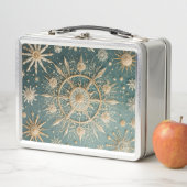 Winter's Golden Embrace: A Snowflake Serenade (In situ)