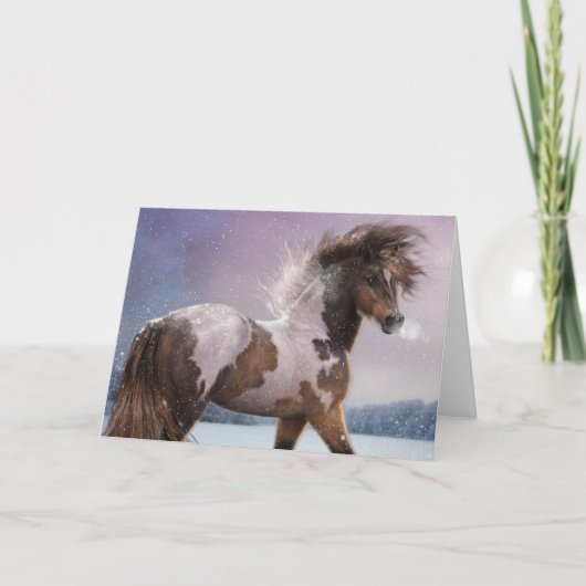 "Winter's Heart" wenskaart Kaart (Voorkant)