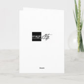 Winters Kerstfeest Kaart (Achterkant)