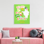 Winter's No Fun without Frosty the Snowman™ Canvas Afdruk (Insitu (Woonkamer))