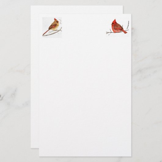 Winter's Red mate, Winter's Red Briefpapier (Voorkant / Achterkant)