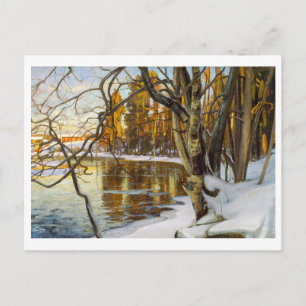 Winters Schilderij van Westerholm Briefkaart