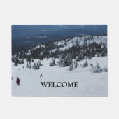 Winters sneeuwsfeer deurmat (Voorkant)