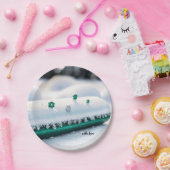 Winter's Soft Glow Papieren Bordje (Feest)