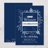 Winters Uitnodiging (Voorkant / Achterkant)