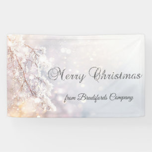 Winters wonderland takken spandoek