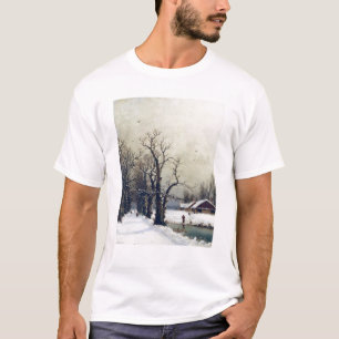 Winterscène, 19e eeuw t-shirt