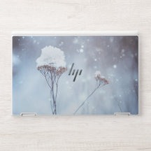Winterscène - Bevroren bloem