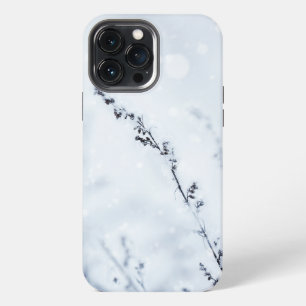 Winterscène - Bevroren bloem iPhone 13 Pro Max Hoesje