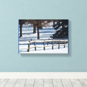 Winterscène - canvas afdruk (Insitu (Houten vloer))