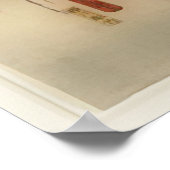 winterscène -  Japanse kunst Poster (Hoek)