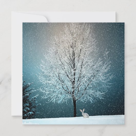 Winterscène Kaart (Voorkant)