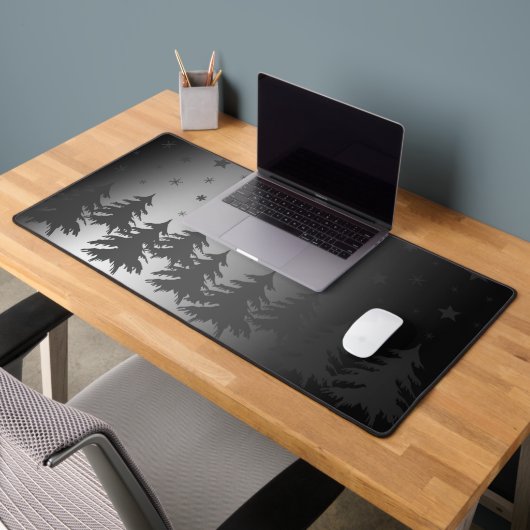 Winterscène, Kerstnacht, Nachtsterrenhemel Bureaumat (Kantoor 2)