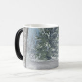 winterscène. magische mok (Voorkant links)