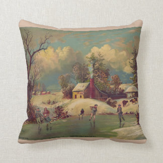  winterscène Pillow Kussen