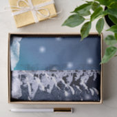 Winterscène Sneeuwmannen Decoupage Vloeipapier Tissuepapier (Geschenk)