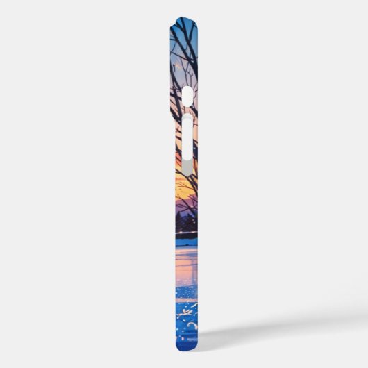 winterschaatser Case-Mate iPhone case (Achterkant / Links)