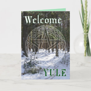 Winterschaduw en licht kaart