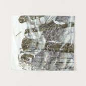 Winterschilderij Waterverf Wandkleed (Voorkant (horizontaal))