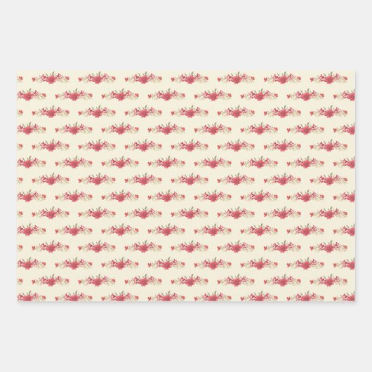 WINTERSE botanische overvloed elegante bladeren Inpakpapier Vel (Voorkant 3)