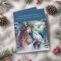 Winterse Dagwende  Bosgodin en Uil