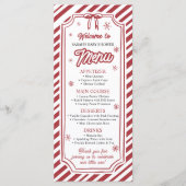 Winterse Kerstmenu Menu (Voorkant)