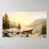 Winterse Landschap Poster (Voorkant)