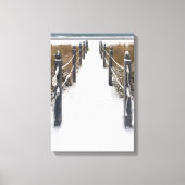 winterse orchard canvas afdruk (Voorkant)