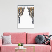 winterse orchard canvas afdruk (Insitu (Woonkamer))