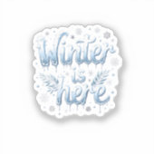 winterse sticker (Voorkant)