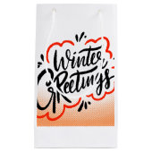 winterse versieringen klein cadeauzakje (Voorkant)